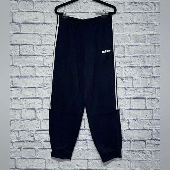 Navy adidas track joggers climalite - Picture 1 of 15